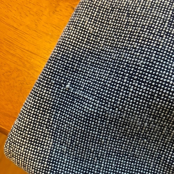 Theory, Mimi H Plentiful ¾ Sleeve Shift Dress, Navy Blue, White - Picture 7 of 10